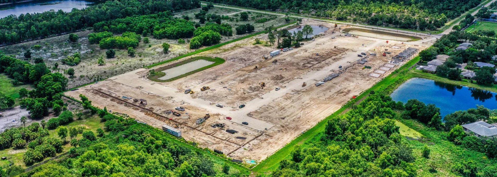 Drone survey supporting land development and permitting