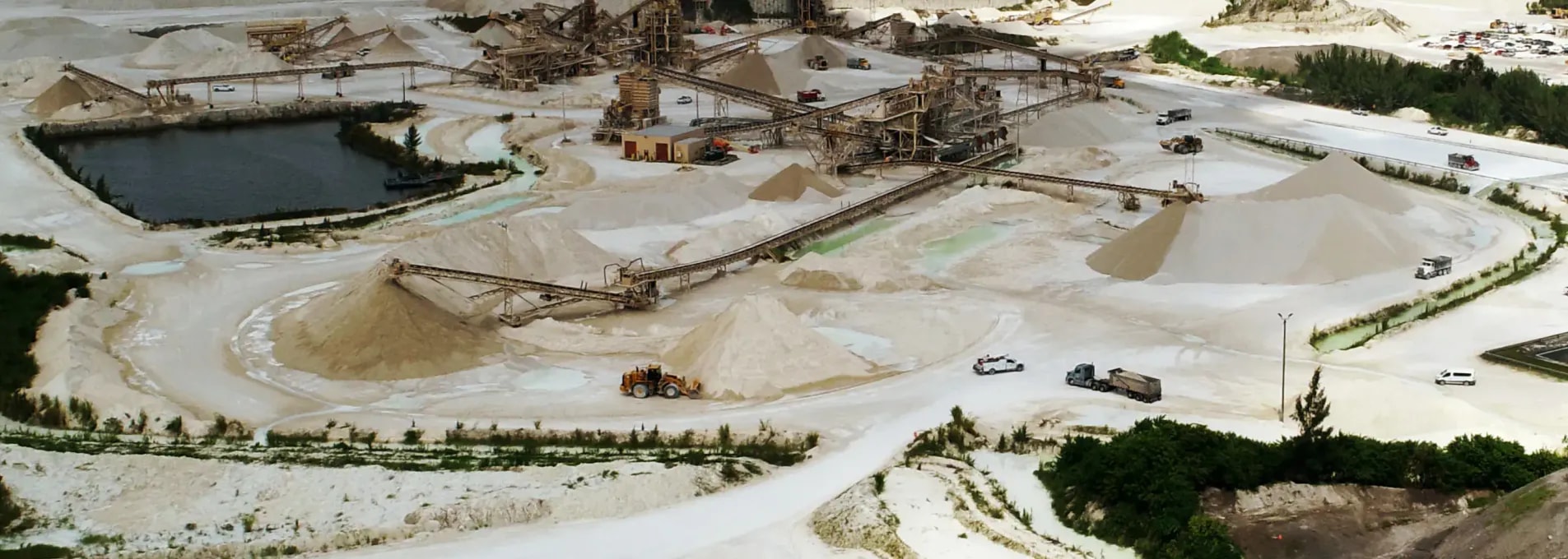 Mining site mapped for volumetrics and safety inspections
