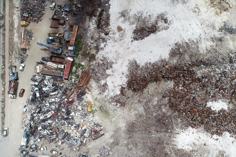 landfill capacity calculations with a drone