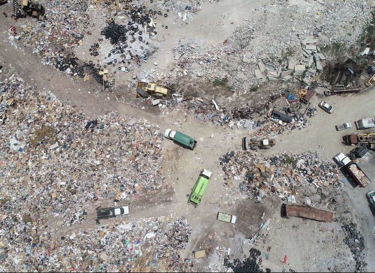 landfill aerial survey for volume