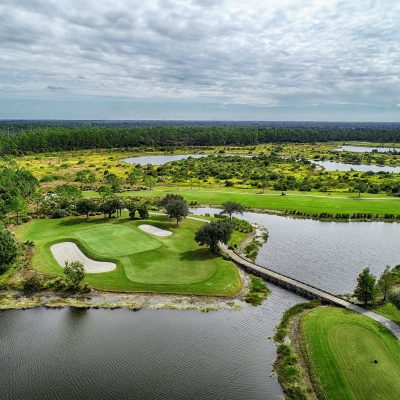 aerial as built survey of golf courses